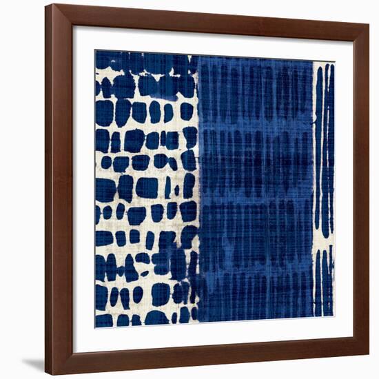 Indigo Batik I-Wild Apple Portfolio-Framed Giclee Print