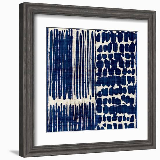 Indigo Batik III-Wild Apple Portfolio-Framed Art Print