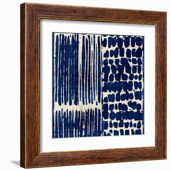 Indigo Batik III-Wild Apple Portfolio-Framed Art Print