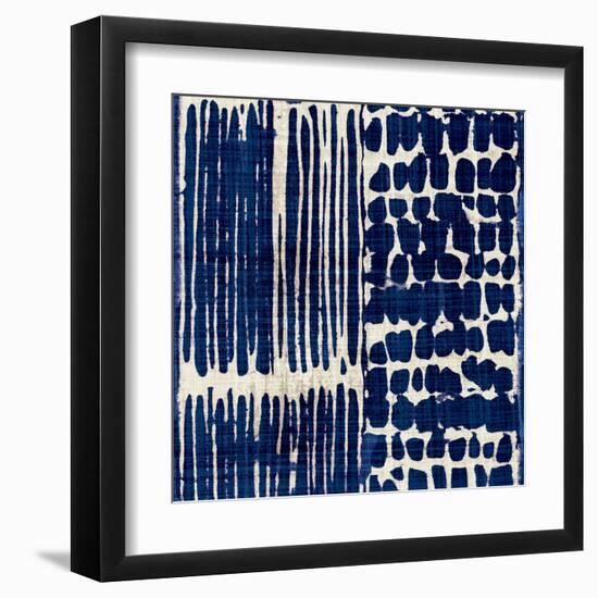 Indigo Batik III-Wild Apple Portfolio-Framed Art Print