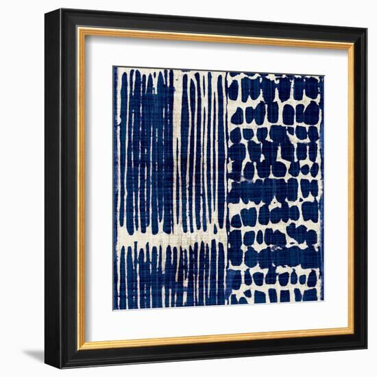 Indigo Batik III-Wild Apple Portfolio-Framed Art Print