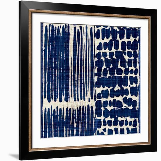 Indigo Batik III-Wild Apple Portfolio-Framed Giclee Print