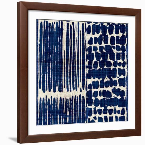 Indigo Batik III-Wild Apple Portfolio-Framed Giclee Print