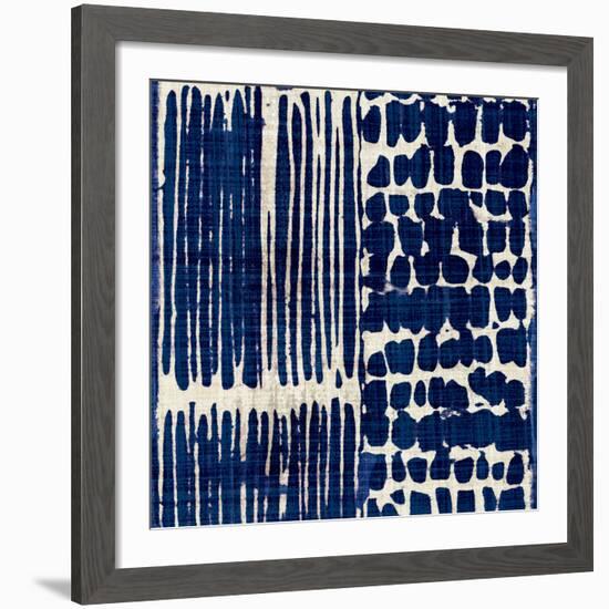 Indigo Batik III-Wild Apple Portfolio-Framed Giclee Print