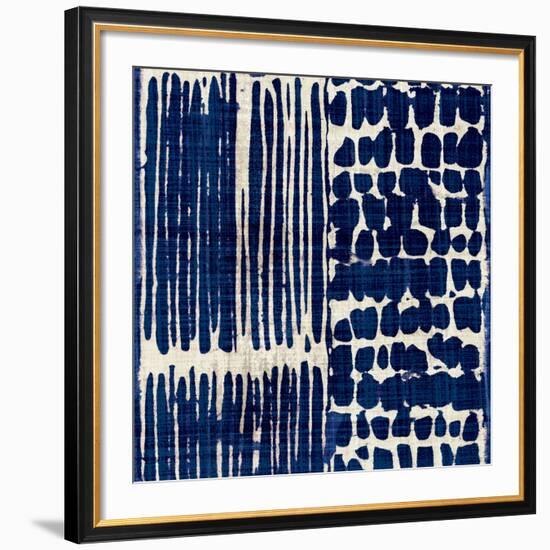 Indigo Batik III-Wild Apple Portfolio-Framed Giclee Print