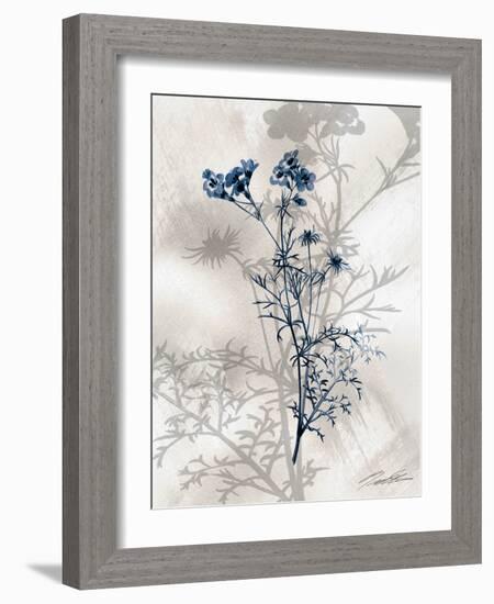 Indigo Bloom I-John Butler-Framed Art Print