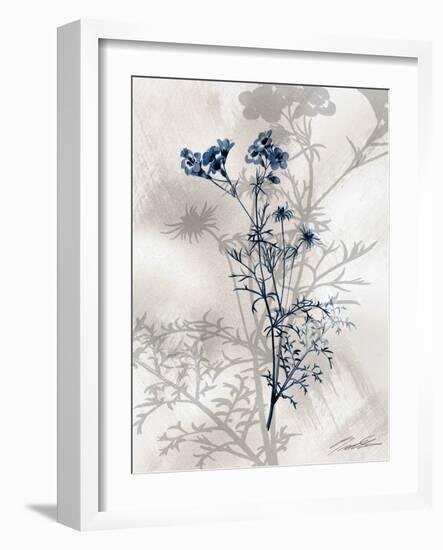 Indigo Bloom I-John Butler-Framed Art Print