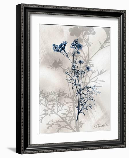 Indigo Bloom I-John Butler-Framed Art Print