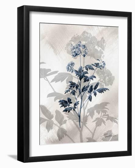 Indigo Bloom II-John Butler-Framed Art Print