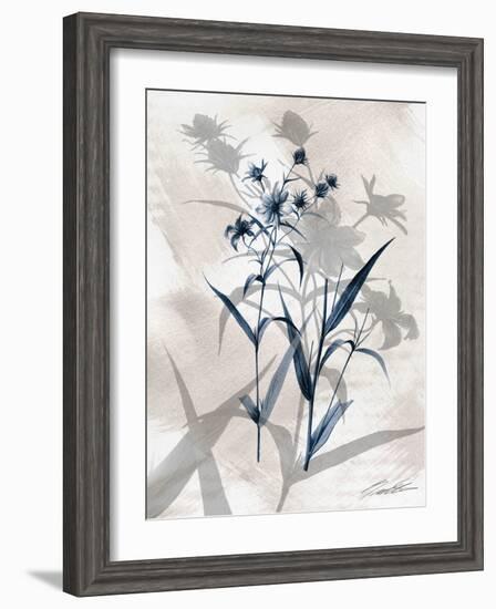 Indigo Bloom IV-John Butler-Framed Art Print