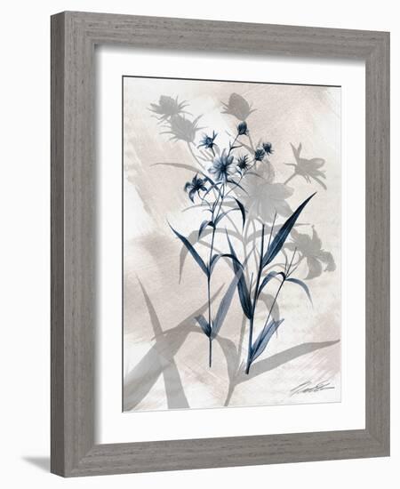 Indigo Bloom IV-John Butler-Framed Art Print