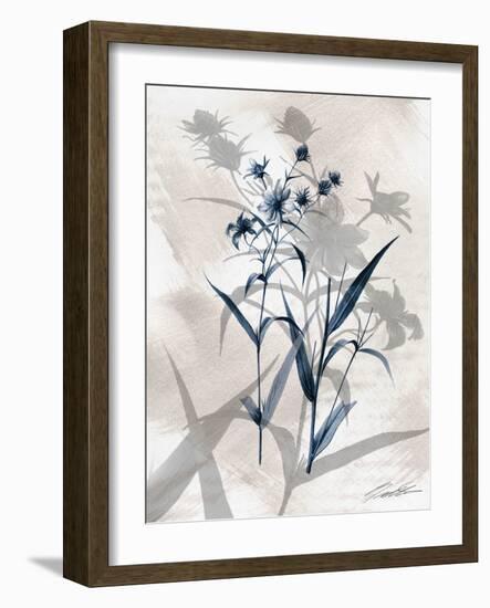 Indigo Bloom IV-John Butler-Framed Art Print