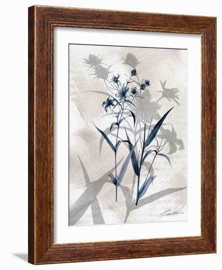 Indigo Bloom IV-John Butler-Framed Art Print