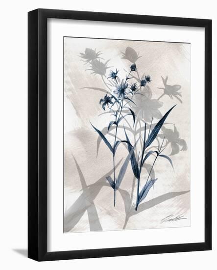 Indigo Bloom IV-John Butler-Framed Art Print