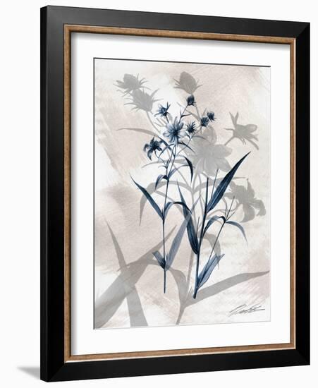 Indigo Bloom IV-John Butler-Framed Art Print