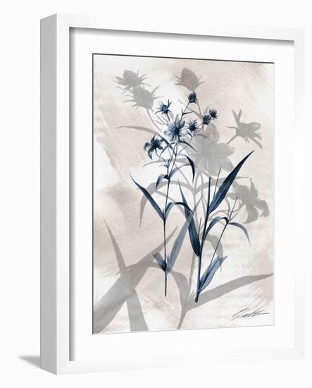 Indigo Bloom IV-John Butler-Framed Art Print