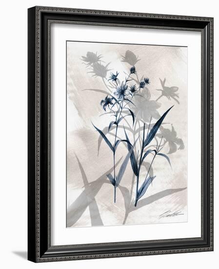 Indigo Bloom IV-John Butler-Framed Art Print