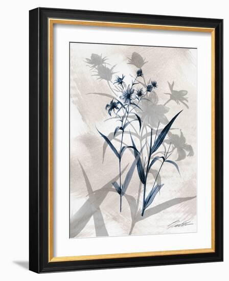 Indigo Bloom IV-John Butler-Framed Art Print