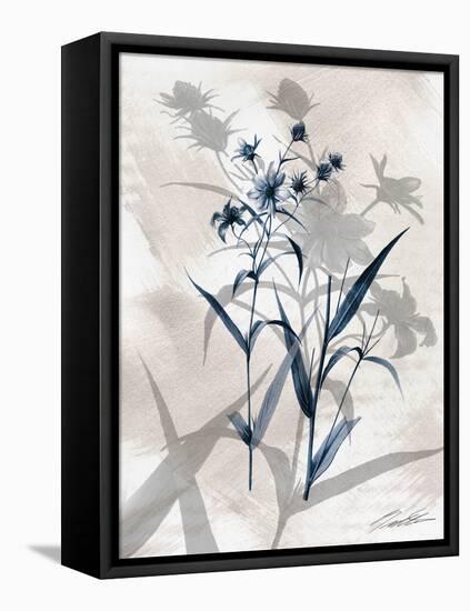 Indigo Bloom IV-John Butler-Framed Stretched Canvas