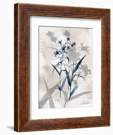 Indigo Bloom IV-John Butler-Framed Art Print