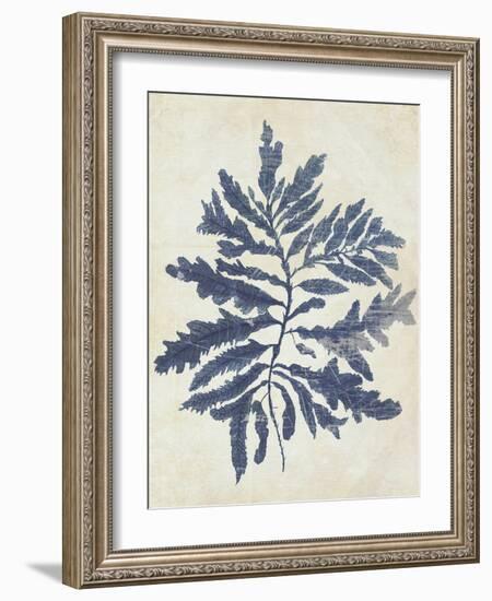 Indigo Blue Seaweed 2 b-Fab Funky-Framed Art Print