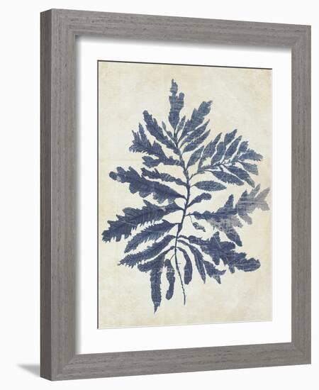 Indigo Blue Seaweed 2 b-Fab Funky-Framed Art Print