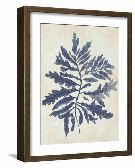 Indigo Blue Seaweed 2 b-Fab Funky-Framed Art Print