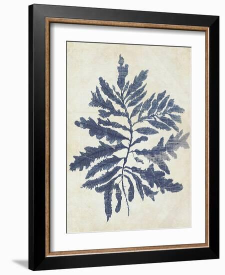 Indigo Blue Seaweed 2 b-Fab Funky-Framed Art Print