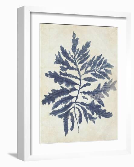 Indigo Blue Seaweed 2 b-Fab Funky-Framed Art Print