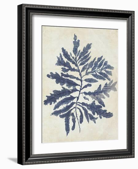 Indigo Blue Seaweed 2 b-Fab Funky-Framed Art Print