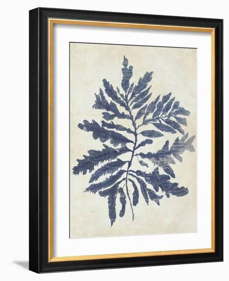 Indigo Blue Seaweed 2 b-Fab Funky-Framed Art Print