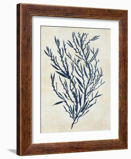 Indigo Blue Seaweed 3 b-Fab Funky-Framed Art Print