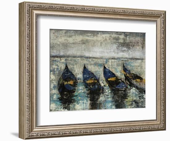 Indigo Boats-Alexys Henry-Framed Giclee Print