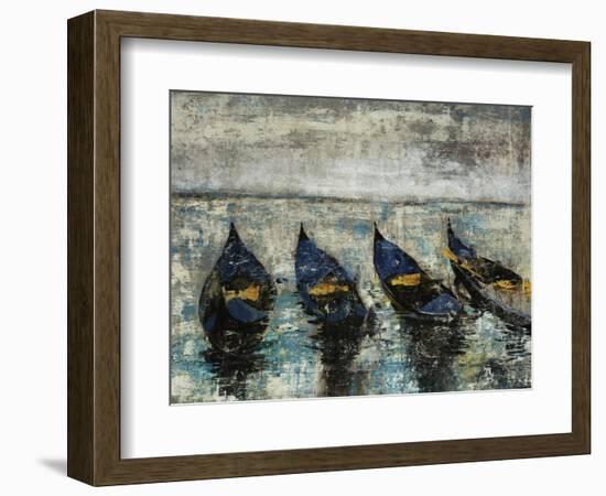 Indigo Boats-Alexys Henry-Framed Giclee Print