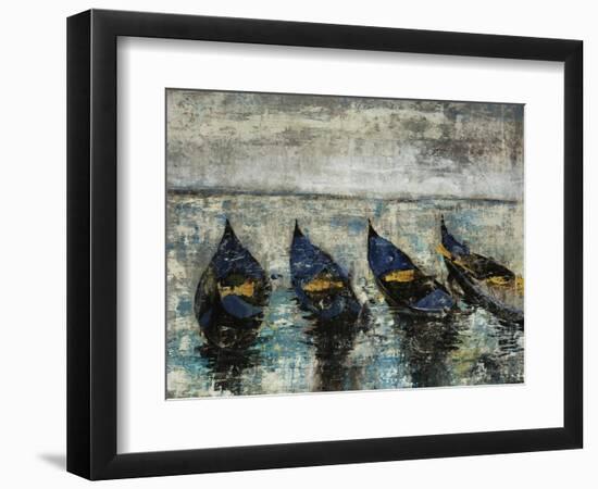 Indigo Boats-Alexys Henry-Framed Giclee Print