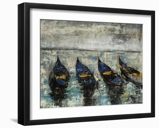 Indigo Boats-Alexys Henry-Framed Giclee Print