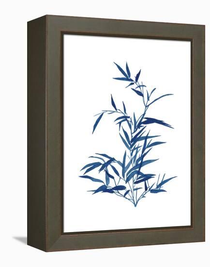 Indigo Botanica II-Naomi McCavitt-Framed Stretched Canvas