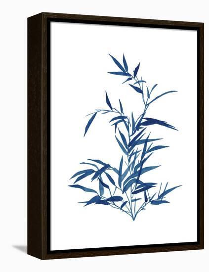 Indigo Botanica II-Naomi McCavitt-Framed Stretched Canvas