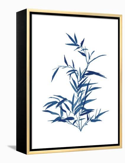 Indigo Botanica II-Naomi McCavitt-Framed Stretched Canvas