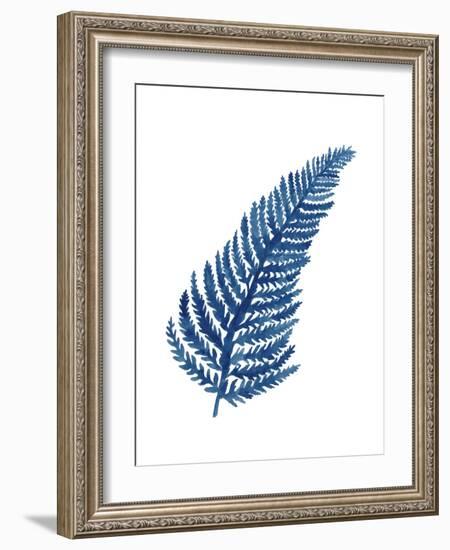 Indigo Botanica IV-Naomi McCavitt-Framed Art Print