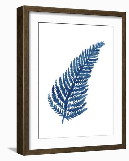 Indigo Botanica IV-Naomi McCavitt-Framed Art Print