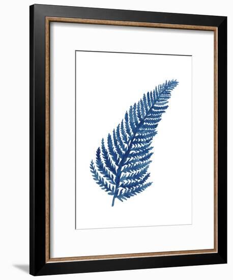 Indigo Botanica IV-Naomi McCavitt-Framed Art Print