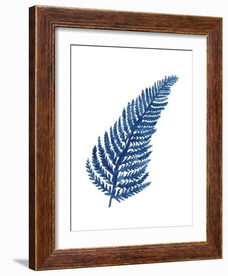 Indigo Botanica IV-Naomi McCavitt-Framed Art Print