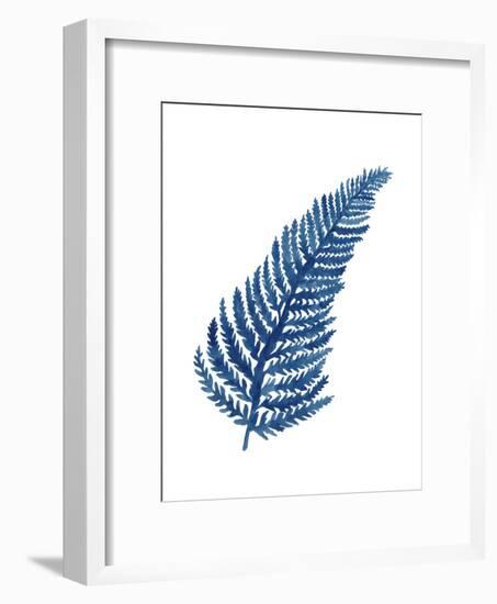 Indigo Botanica IV-Naomi McCavitt-Framed Art Print