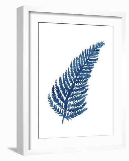 Indigo Botanica IV-Naomi McCavitt-Framed Art Print