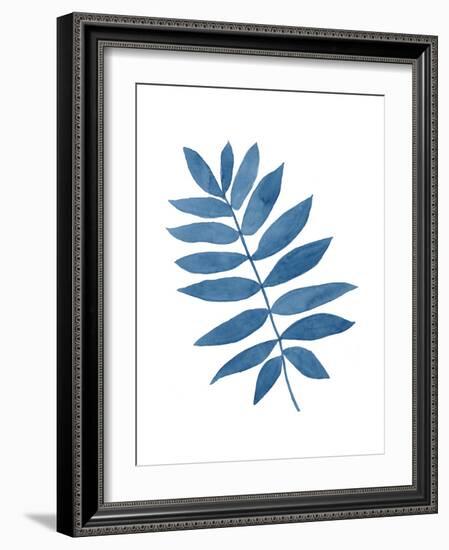 Indigo Botanica V-Naomi McCavitt-Framed Art Print