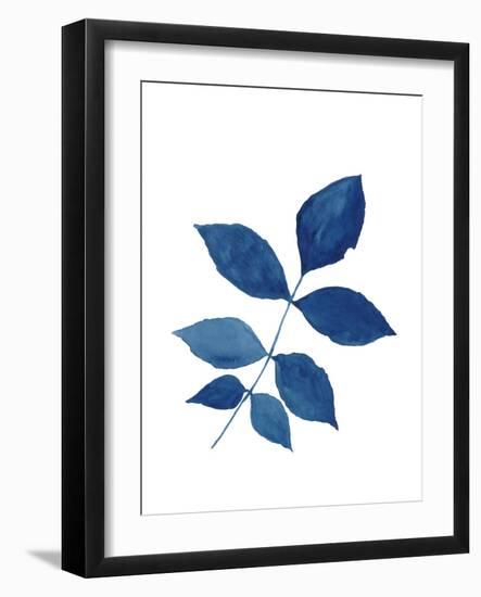 Indigo Botanica VI-Naomi McCavitt-Framed Art Print