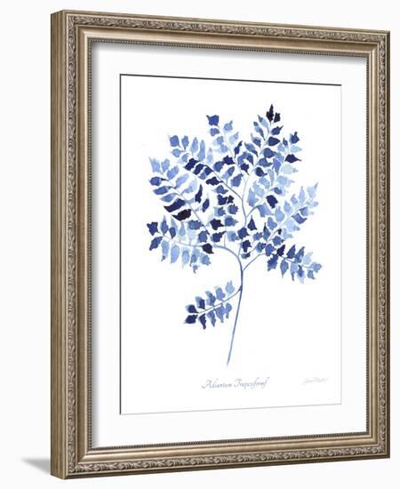 Indigo Botanical 12-Jean Plout-Framed Giclee Print