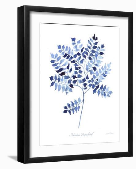 Indigo Botanical 12-Jean Plout-Framed Giclee Print