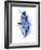 Indigo Botanical 7-Jean Plout-Framed Giclee Print